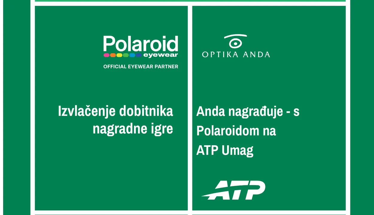 Rezultati izvlačenja nagradne igre - Anda nagrađuje - osvojite ulaznice za finale Umag ATP.